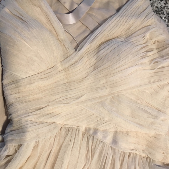 BHLDN NWOT Size 10 'Edith' Dress Cashmere Cream - Picture 4 of 5